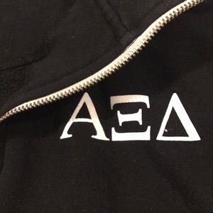 Alpha xi delta half zip